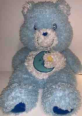 Care Bears Baby Plush Furry Jumbo Bedtime Blue 28 Inches Rare 2005 Canada A4b-77