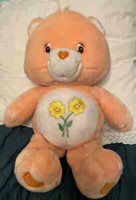 Care Bears 2002 Jumbo Plush 26â? Friend Bear Flowers Large