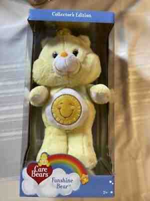 Care Bears Funshine Bear Plush 20th Anniversary Collector's Edition FUN SHINE