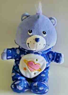 Care Bears Daydream Bear Stuffed Plush Star Moon Hood Hoodie Pajamas 8
