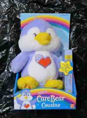 2004 Care Bear Cousins Play Along Cozy Heart Penguin with Video - NEW Mint