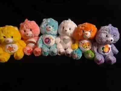 Care Bears Plush Ultra Soft Stuffed Lot Superstar Harmony Cheer Heart