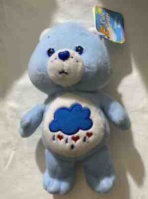 2002 Care Bears Grumpy Bear 13 â?? Stuffed Plush Animal With Tag (Written on)