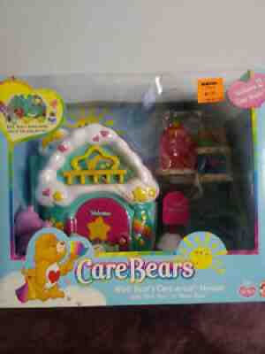 CARE BEAR Playset: FUNSHINE BEAR'S Care-a-lot House w/ Wish Bear and Share Bear