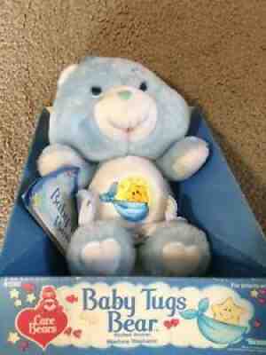 1985 vintage Kenner BABY TUGS BEAR Care Bears plush toy doll New cute !