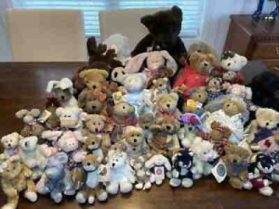 Boyds Bears HUGE Lot Of Over 50 Plush! All Years Sizes & Collections! Retired