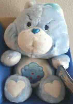 VTG 1985 NWT Grumpy Care Bear Blue Rain Cloud RARE Kenner Stuffed Animal Plush