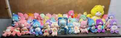 HUGE LOT of 87 Care Bears Collection Big & Small 1983 to 2004 Some New with tags