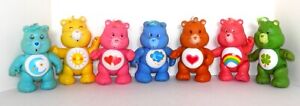 1983 Vintage Kenner CARE BEARS Posable Figures LOT 7 Different