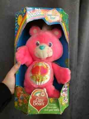 Original Care Bear. New In The Box. 1991. Love A Lot Bear. Kenner. Pink. Vintage