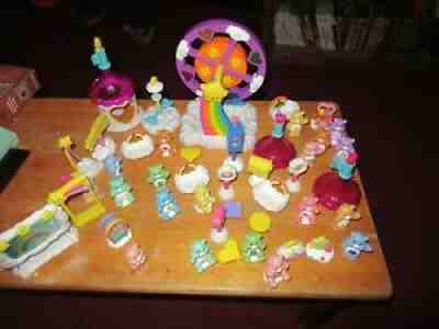 Care Bears lot of parts pieces and figures for the Castle playset