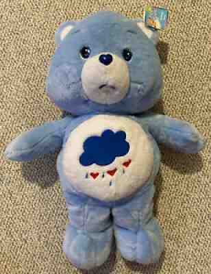 EUC!!! 2002 Care Bear Grumpy XL Jumbo Plush Stuffed Toy 26â? With Tags
