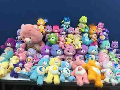 Modern Used LOT 50 TCFC Nanco Care Bears Plush Toys Sunshine True Heart Cheer