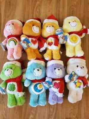 HTF COMPLETE SET OF 20TH ANNIVERSARY HOLIDAY CARE BEARS