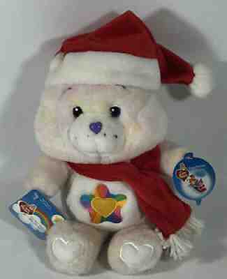 NWT Care Bears True Heart 20th Anniversary Christmas Santa Care Bear 12â? Plush