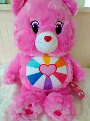 Reserved Listing Care Bear Hopeful bear fluffy big plush 23 inch