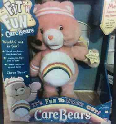 Fit' n Fun Carebears Pink Rainbow Bears New in Box