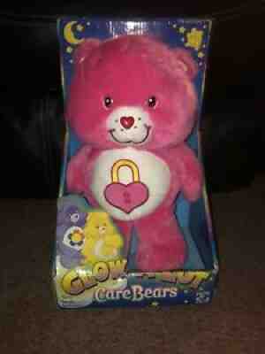 Super Rare New In Box 2005 Secret Care Bear Plush Glow A Lot Hard To Find