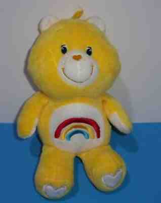 Rare University Hospitals Care Bears Rainbow Babies Stuffed Plush Bear - Yellow