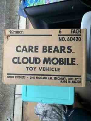 1983 Care Bears Cloud Mobile Toy Car 6 Piece Factory Sealed Case Vintage MISB