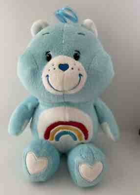 Rare University Hospitals Care Bears Rainbow Babies Stuffed Plush Bear - Blue