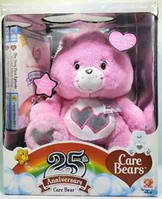 New CARE BEARS 25th Anniversary LOVE-A-LOT Collector's Edition SWAROVSKI Crystal