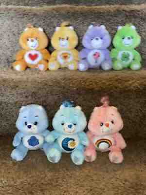 Lot Of 7- 2005/2004 Care Bears EUC 8 Inch INSTANT COLLECTION