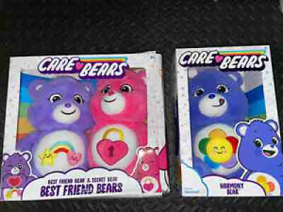 2021 Care Bears Exclusive Lot NEW Harmony Bear and Best Friend Bear 2pk!