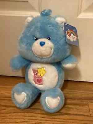 NWT 2004 Care Bears Blue Surprise Bear 12â? Super RARE! Carlton Cards