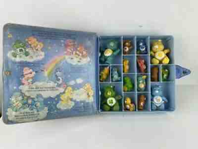 Vintage Care Bears Posable Figures Collector Case Lot 1980's