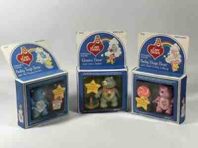 NIB Care Bears Vintage Posable With Accessory Grams, Baby Hugs & Baby Tugs