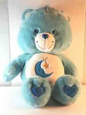 Care Bears Bedtime Bear Plush Jumbo Blue Cuddly Stuffed Animal 28