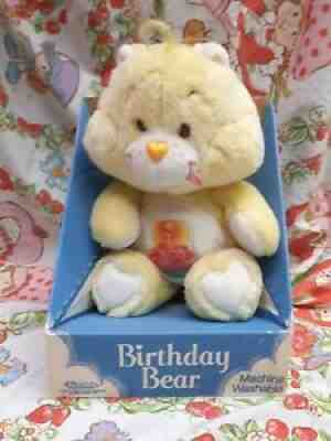 1983 Kenner Care Bear Baby Birthday Bear Includes Original Box 13 Inch