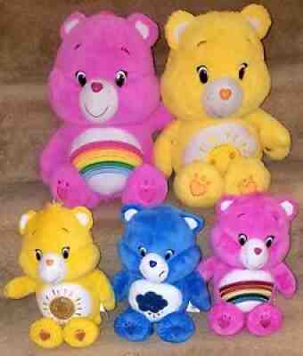 Care Bears Dolls Plush Share Purple Sing a Long Interactive 2015 (lot of 5)