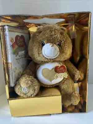 Care Bears Brown Heart of Gold Bear Premier Collector Edition Swarovski 2008/DVD