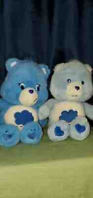 Lot of 2 Care Bears two different kinds of Grumpy bear 13