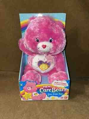 Care Bears Shine Bright Floppy Care bear NIB No Dvd 2006 Vtg