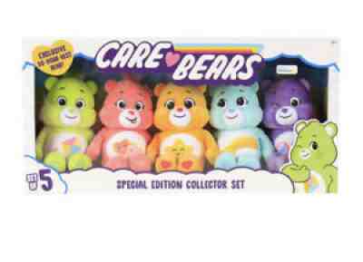 NEW 2021 Care Bears 5 pack Special Edition Collectorâ??s Set WalMart Exclusive
