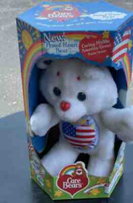 Kenner Care Bear Proud Heart Plush Stuffed Animal 12