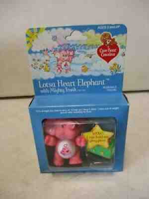 1985 Care Bears Lotsa Heart Elephant with Mighty Trunk