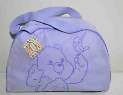 Care Bears Vintage Original Duffel Bag Harmony Bear Purple