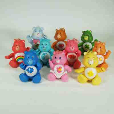 Lot Of 10 Vintage 1983/1984 Kenner Care Bear Poseable Figures