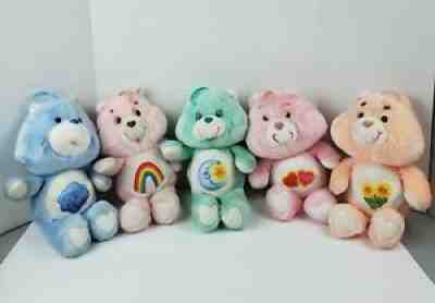 Vintage Original Kenner 1983 Care Bear Lot of 5 Plush Great condition!!