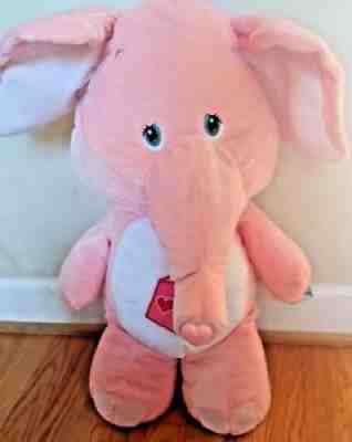 Care Bears & Cousins Lotsa Heart Elephant Pink Jumbo BIG 25