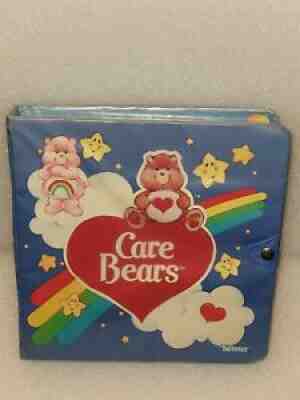 Vintage Care Bears Storybook Case with Figures And Accessories
