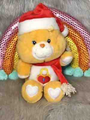 20th Anniversary Care Bears Secret Heart Bear Santa Christmas Happy Holidays