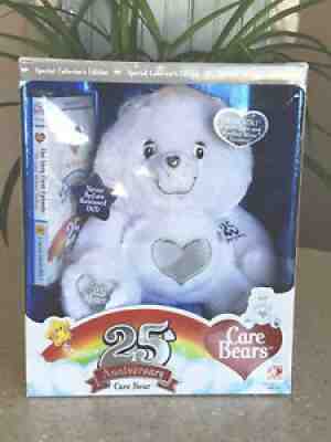 Care Bears 25th Anniversary Bear & DVD Complete in Unopened Box 2007 Swarovski