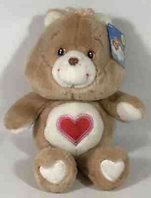 NWT Care Bears Tenderheart Bear Rare Brown Version 20th Anniversary Medium 12â?