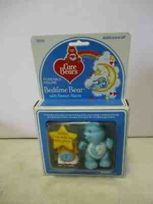 1984 Care Bears Poseable Figure Bedtime Bear with Snooze Alarm