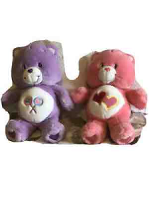 Care Bears 2003 Love A Lot Bear & Share Bear Purple 13